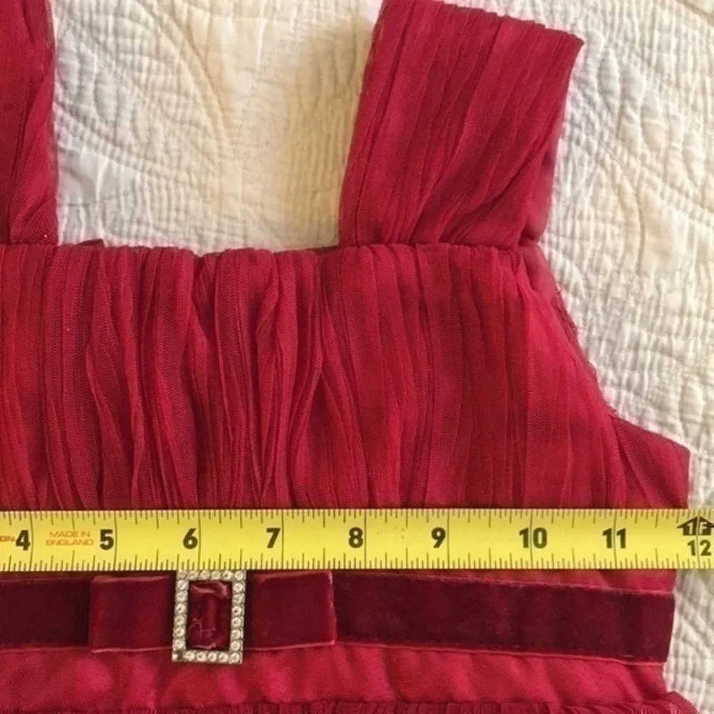 JONA MICHELLE Red Layered Fancy Dress Size 4/5